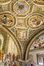 Painting fresco ceilings in the Vatican Museum