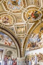 Painting fresco ceilings in the Vatican Museum