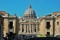 Vatican - St. Peters Basilica - Rome - Italy Royalty Free Stock Photo