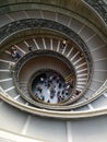 Vatican stairs italy Royalty Free Stock Photo