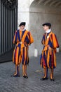 Vatican - Swiss Guard Royalty Free Stock Photo