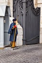 Vatican swiss guard Royalty Free Stock Photo