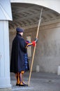 Vatican Swiss guard Royalty Free Stock Photo