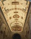 Vatican Vaulted Ceiling Fresco - Rome Royalty Free Stock Photo