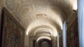 Vatican Vaulted Ceiling Fresco - Rome Royalty Free Stock Photo