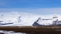 Vatnajokull glacier mountain and ice in east Iceland Royalty Free Stock Photo