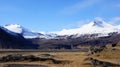 Vatnajokull glacier mountains in east Iceland Royalty Free Stock Photo