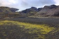 Vatnajokull Glacier landscape in Iceland