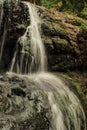 vattakanal waterfall, the beautiful spring is located in a tropical forest on palani mountain foothills Royalty Free Stock Photo