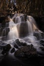 Nice waterfall in Sweden called Ramhultafallet. Royalty Free Stock Photo