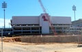 Vaught-Hemingway Stadium under construction in Oxford, Mississippi