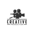 Vintage Video Camera Logo design for movie / cinema production