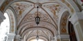 Vault of an arched portal of Odessa Opera House, Ukraine