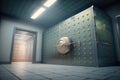 vault bank room boxes deposit Safe Royalty Free Stock Photo