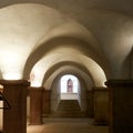 Vault chamber in the crypt in the cathedral