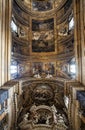 Vault of GesÃÂ¹ e Maria Church, Jesus and Mary. Rome, Italy.