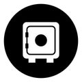 vault icon vector Royalty Free Stock Photo