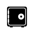 vault icon vector Royalty Free Stock Photo
