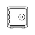 vault icon vector Royalty Free Stock Photo