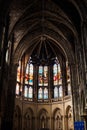 Vault and interior altar of the Saint Louis des Chartrons Catholic Church in Bordeaux