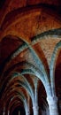 Chateau Chillon vaulted ceiling Royalty Free Stock Photo