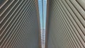 Vaulted ceiling in Oculus, New York City