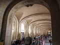 Vaulted Exhibition Gallery, Louvre Museum, Paris, France