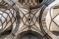 Vaults of Cathedral of St Stephen in Vienna Royalty Free Stock Photo