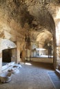 Vaults of Roman amphitheatre in Lecce, Italy