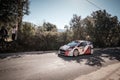 A. Vauthier & G. Dini compete in the 2019 WRC Tour de Corse Royalty Free Stock Photo