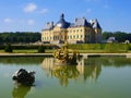 Vaux Le Vicomte, France, the castle near Paris Royalty Free Stock Photo