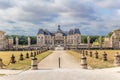 Vaux-le-Vicomte, France. The front entrance to the manor