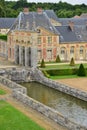 Vaux le Vicomte, France - july 22 2017 : historical castle built by Nicolas Fouquet