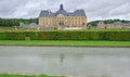 Vaux le Vicomte, France - july 22 2017 : historical castle built by Nicolas Fouquet