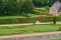 Vaux le Vicomte, France - july 22 2017 : historical castle built by Nicolas Fouquet