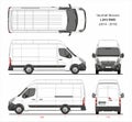 Vauxhall Movano Cargo Delivery Van L3H3 RWD 2014-2019