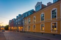 Vaxjo, Sweden, July 15, 2022: Commercial street in Vaxjo, Sweden