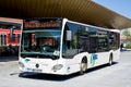 VBL bus at central bus station in Gummersbach, Germany Royalty Free Stock Photo