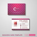 Vcard business card set play pink