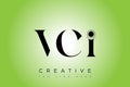 VCI abstract letter logo design Royalty Free Stock Photo