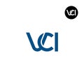 VCI Logo Letter Monogram Design Royalty Free Stock Photo
