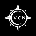 VCN abstract technology logo design on Black background. VCN creative initials letter logo concept Royalty Free Stock Photo