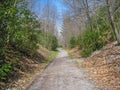 Virginia Creeper Trail near Damascus, Virginia Royalty Free Stock Photo