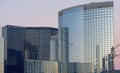 Vdara and Cosmopolitan Hotel and Casino in Las Vegas - LAS VEGAS, UNITED STATES - OCTOBER 31. 2023 Royalty Free Stock Photo