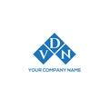 VDN letter logo design on WHITE background. VDN creative initials letter logo concept. VDN letter design.VDN letter logo design on