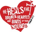 Heals broken hearts Royalty Free Stock Photo