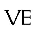 VE letter logo vector