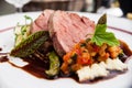 Veal fillet with vegetable ratatouille