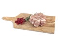 Veal paupiette in studio Royalty Free Stock Photo