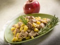 Veal stew with apple